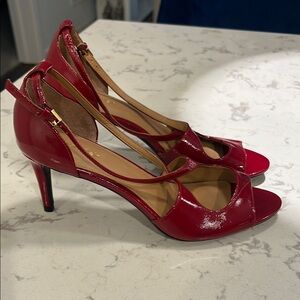 Elegant Red Women's Heels